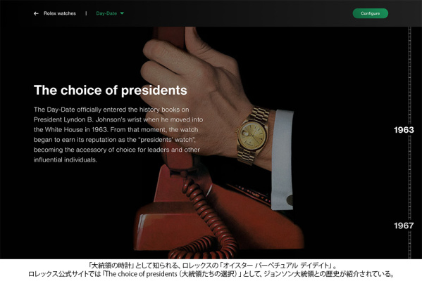 大統領の腕時計